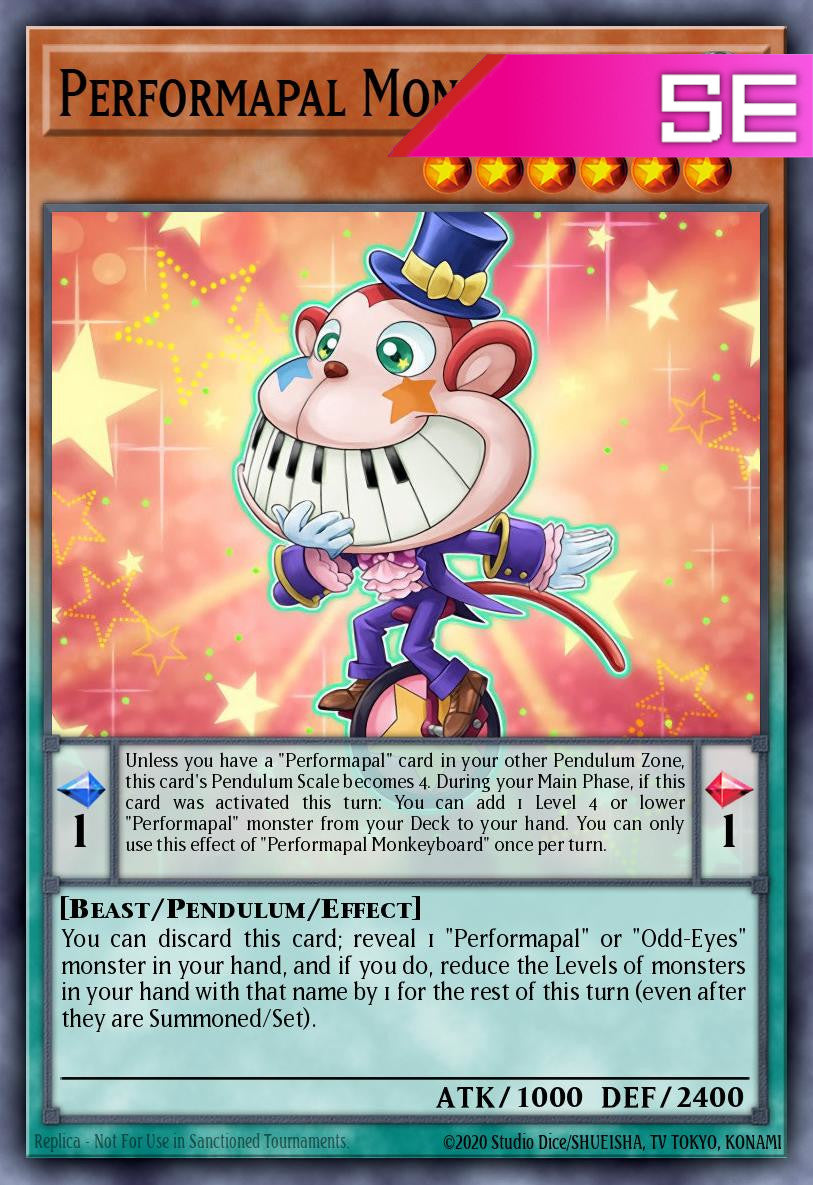 Performapal Monkeyboard - LAVD-ENO04 - 1st Edition - Secret Rare