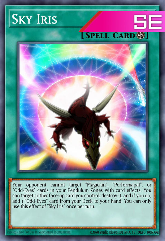 Sky Iris - LAVD-ENO19 - 1st Edition - Secret Rare