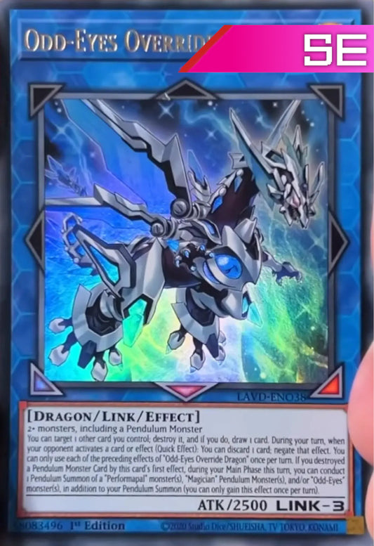 Odd-Eyes Override Dragon - LAVD-ENO38 - 1st Edition - Secret Rare