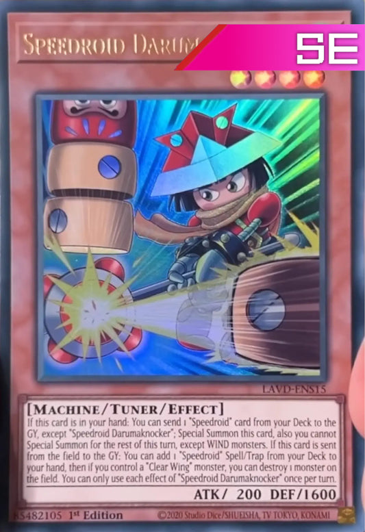 Speedroid Darumaknocker - LAVD-ENS15 - 1st Edition - Secret Rare
