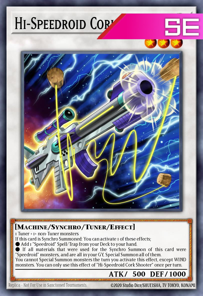 Hi-Speedroid Cork Shooter - LAVD-ENS31 - 1st Edition - Secret Rare