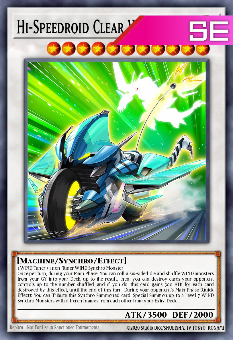 Hi-Speedroid Clear Wing Rider - LAVD-ENS33 - 1st Edition - Secret Rare