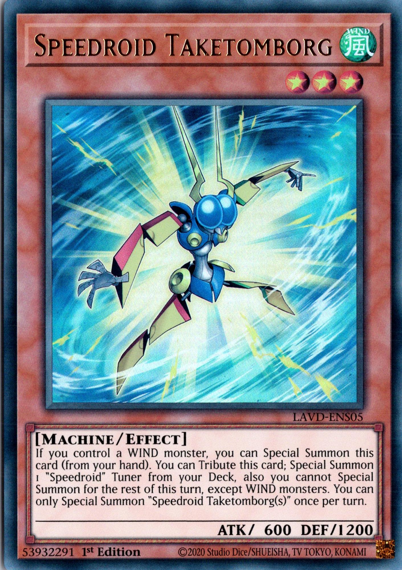 Speedroid Taketomborg - LAVD-ENS05 - 1st Edition - Ultra Rare