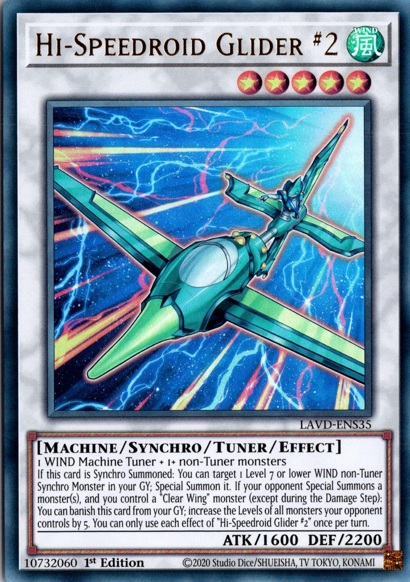 Hi-Speedroid Glider #2 - LAVD-ENS35 - 1st Edition - Ultra Rare