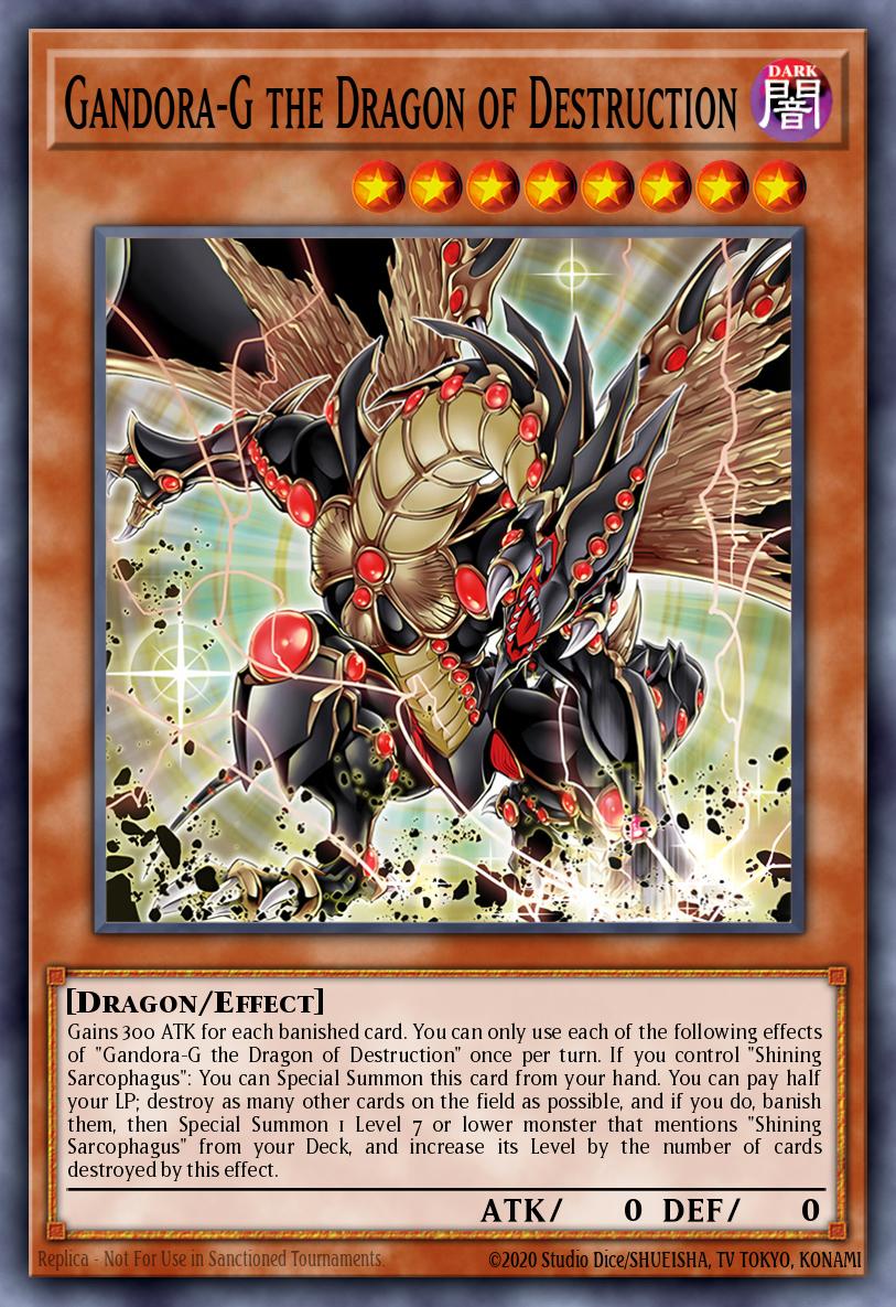 Gandora-G the Dragon of Destruction - LEDE-EN001 - 1st Edition - Secret Rare