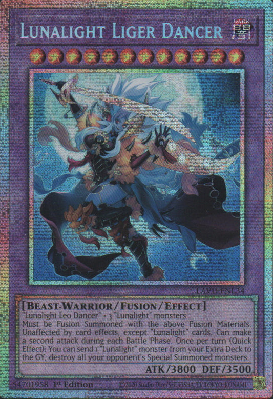 Lunalight Liger Dancer - LAVD-ENL34 - 1st Edition - Starlight Rare
