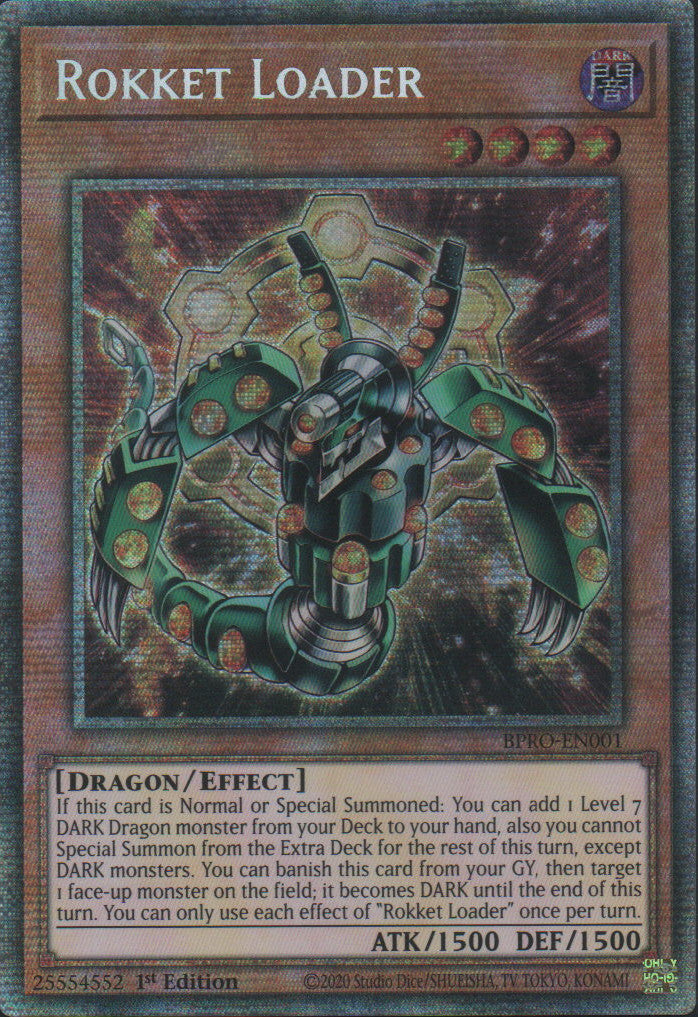 Rokket Loader - BPRO-EN001 - 1st Edition - Starlight Rare