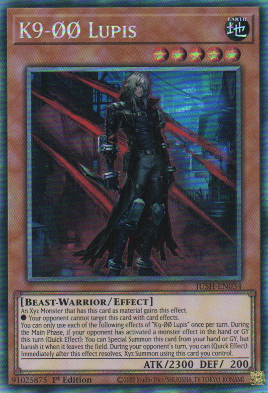 K9-ØØ Lupis - JUSH-EN034 - 1st Edition - Collector's Rare