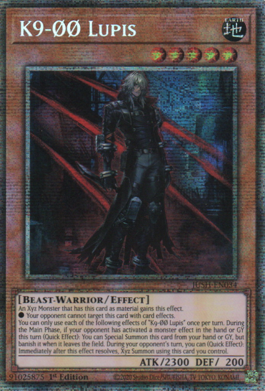 K9-ØØ Lupis - JUSH-EN034 - 1st Edition - Starlight Rare