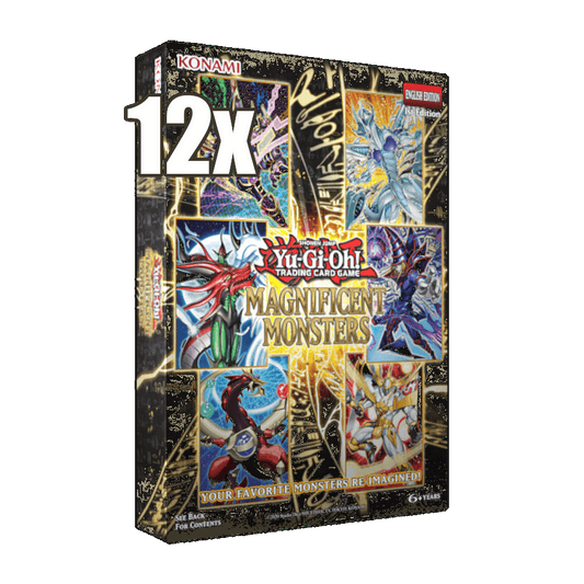 *Wave 2* Yu-Gi-Oh Magnificent Monsters Box Set Case (12x Tuckboxes) - Sealed - Free Shipping