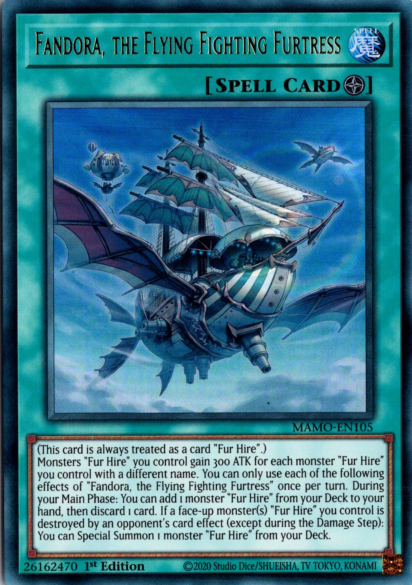 Fandora, the Flying Fighting Furtress - MAMO-EN105 - 1st Edition - Ultra Rare