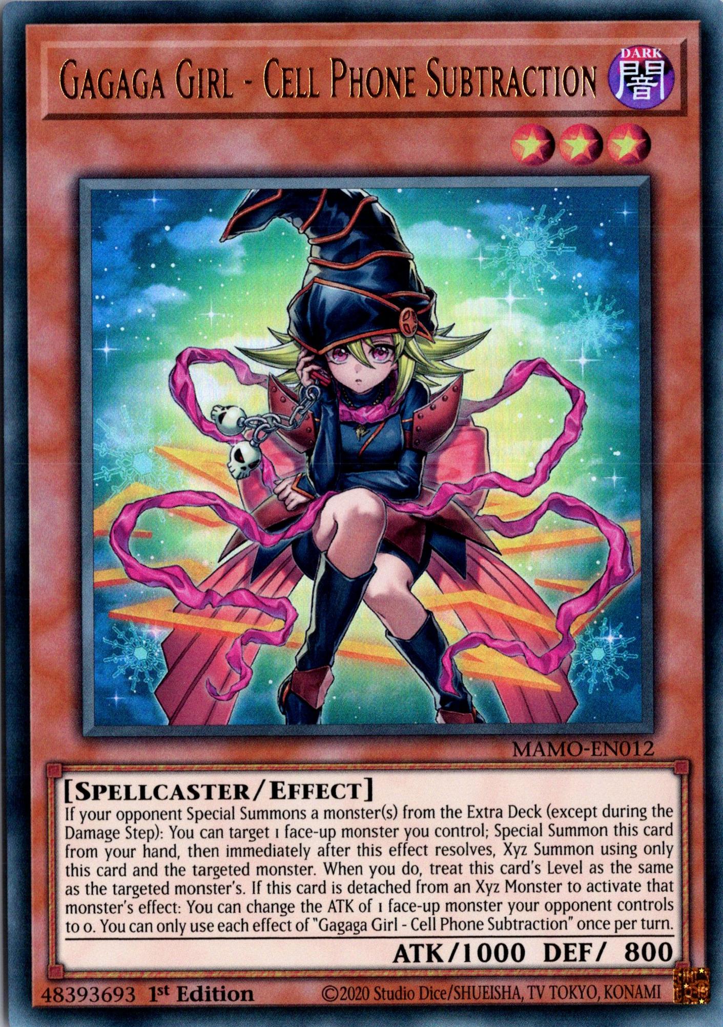 Gagaga Girl - Cell Phone Subtraction - MAMO-EN012 - 1st Edition - Ultra Rare