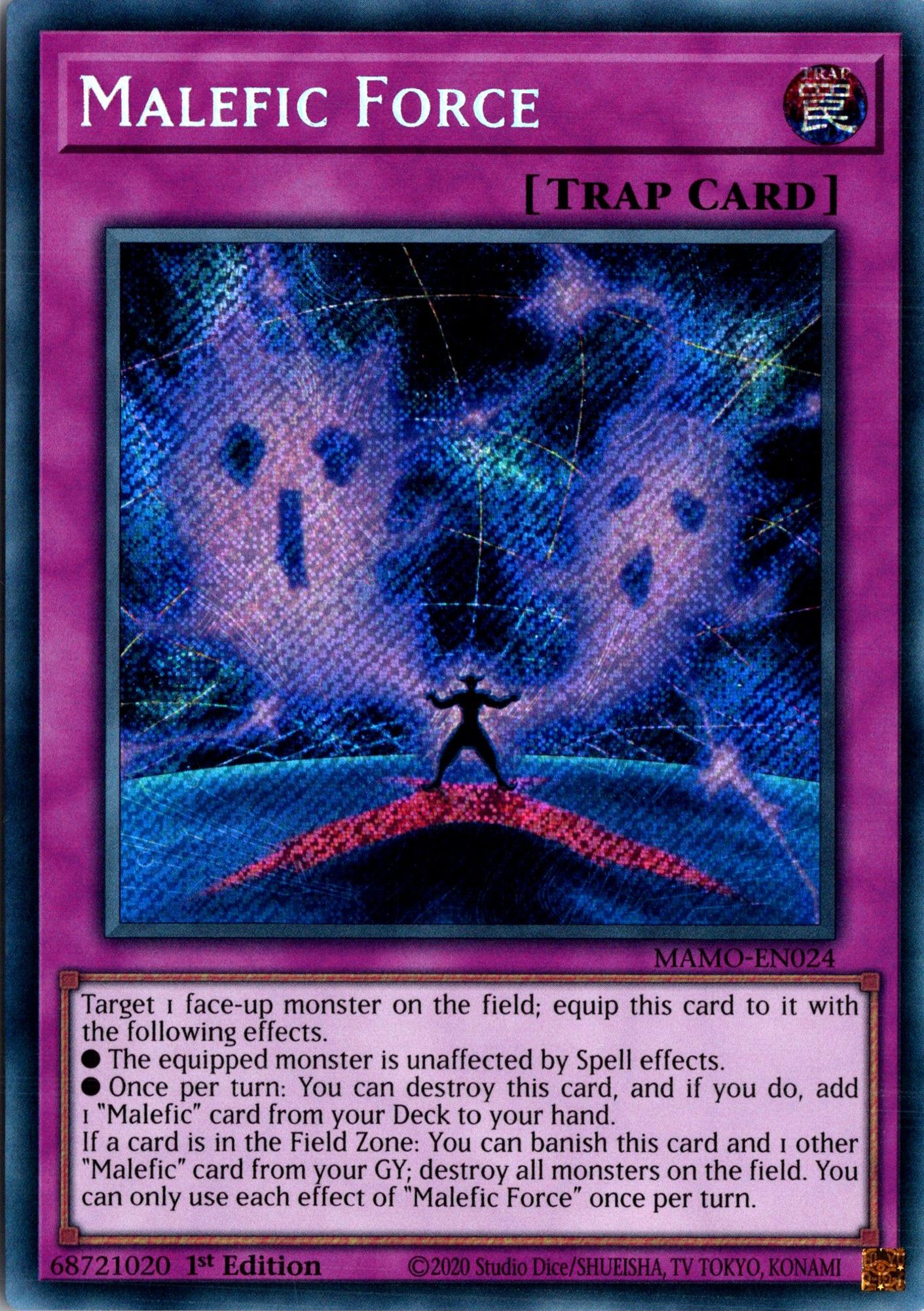 Malefic Force - MAMO-EN024 - 1st Edition - Secret Rare
