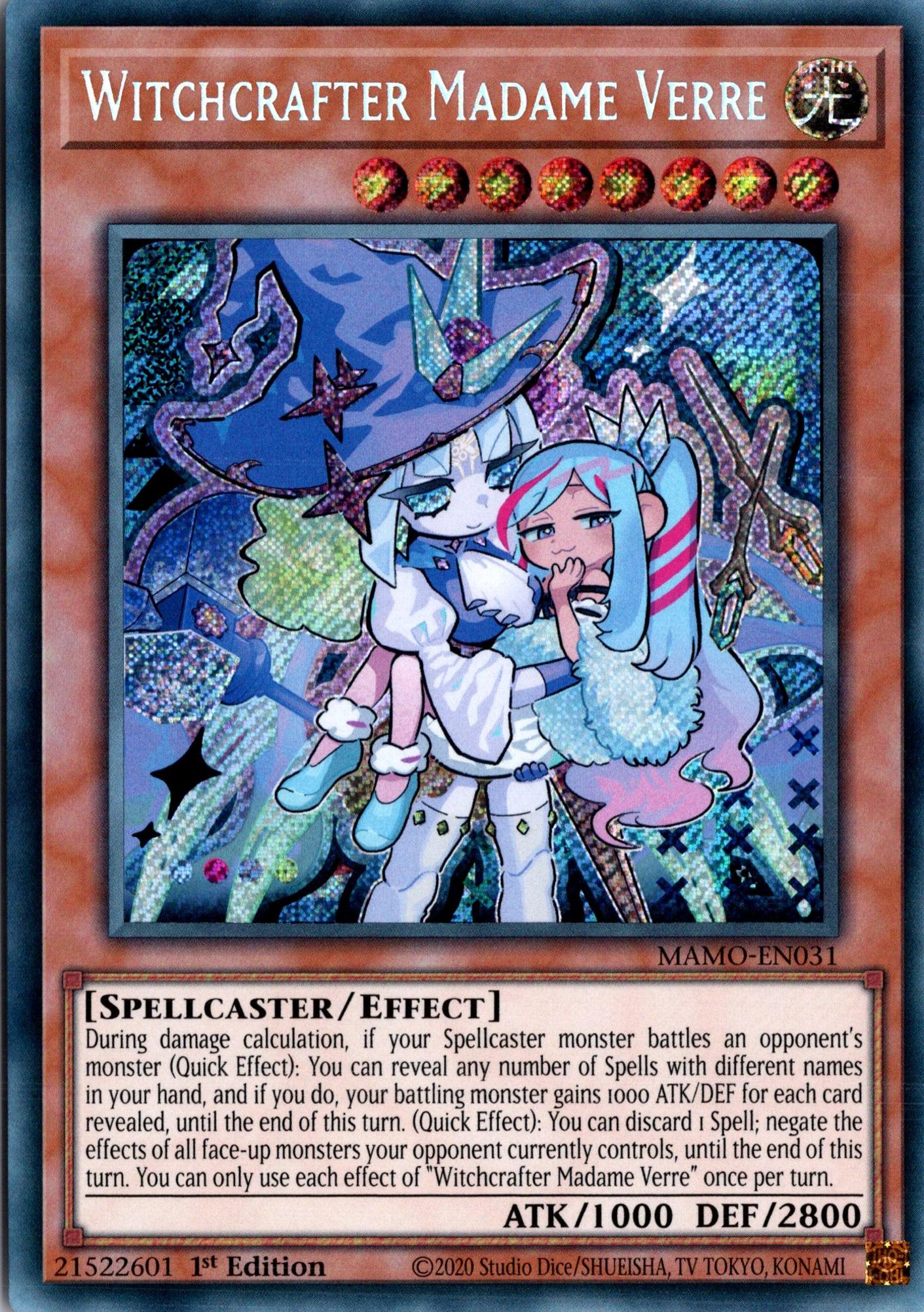 Witchcrafter Madame Verre - MAMO-EN031 - 1st Edition - Secret Rare