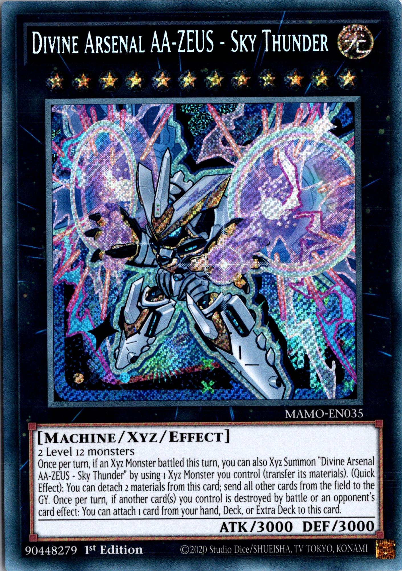 Divine Arsenal AA-ZEUS - Sky Thunder - MAMO-EN035 - 1st Edition - Secret Rare