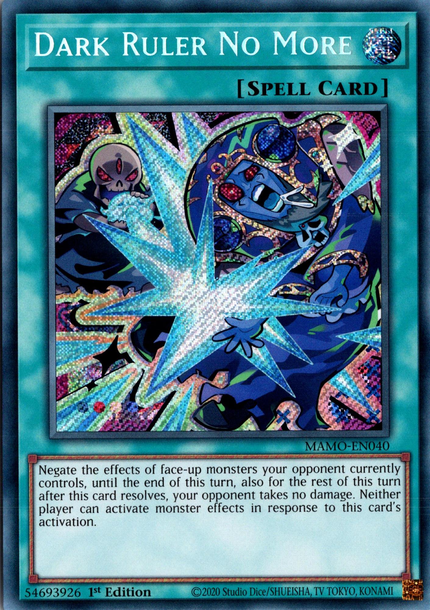 Dark Ruler No More - MAMO-EN040 - 1st Edition - Secret Rare