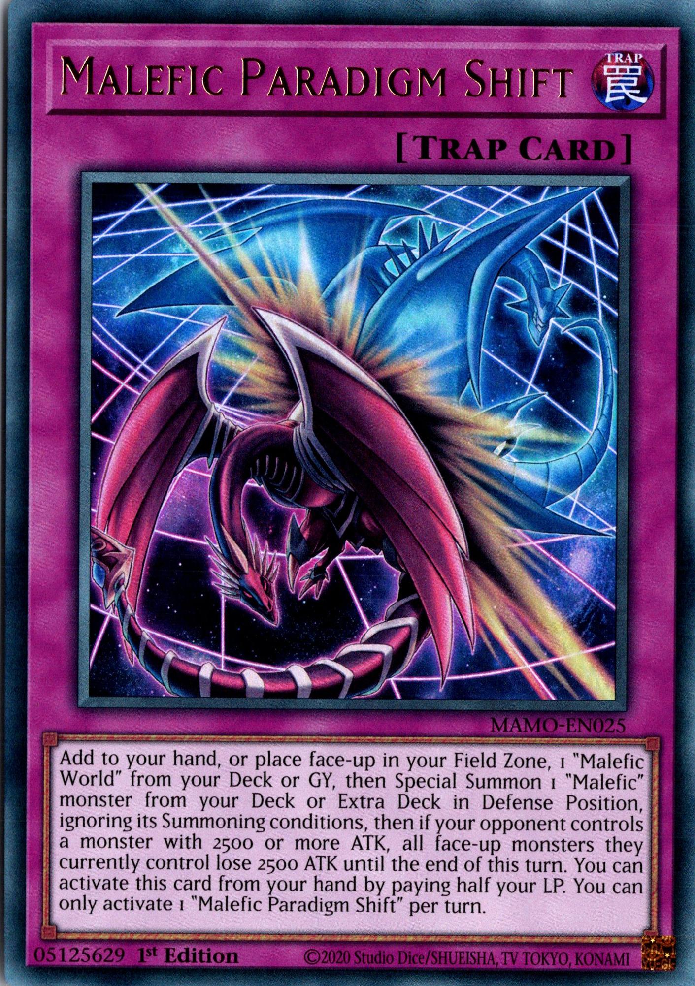 Malefic Paradigm Shift - MAMO-EN025 - 1st Edition - Ultra Rare