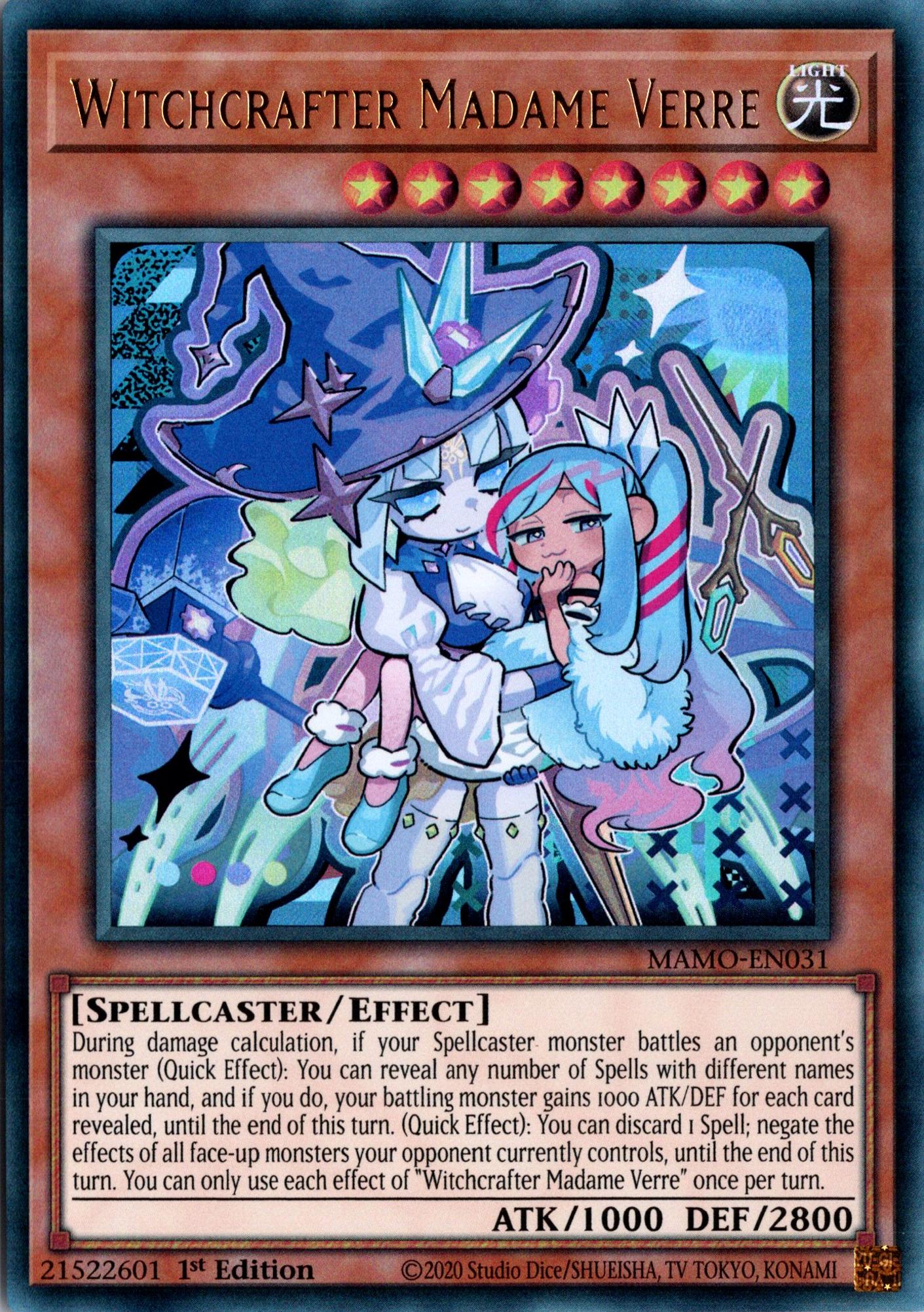 Witchcrafter Madame Verre (Chibi Art) - MAMO-EN031 - 1st Edition - Ultra Rare