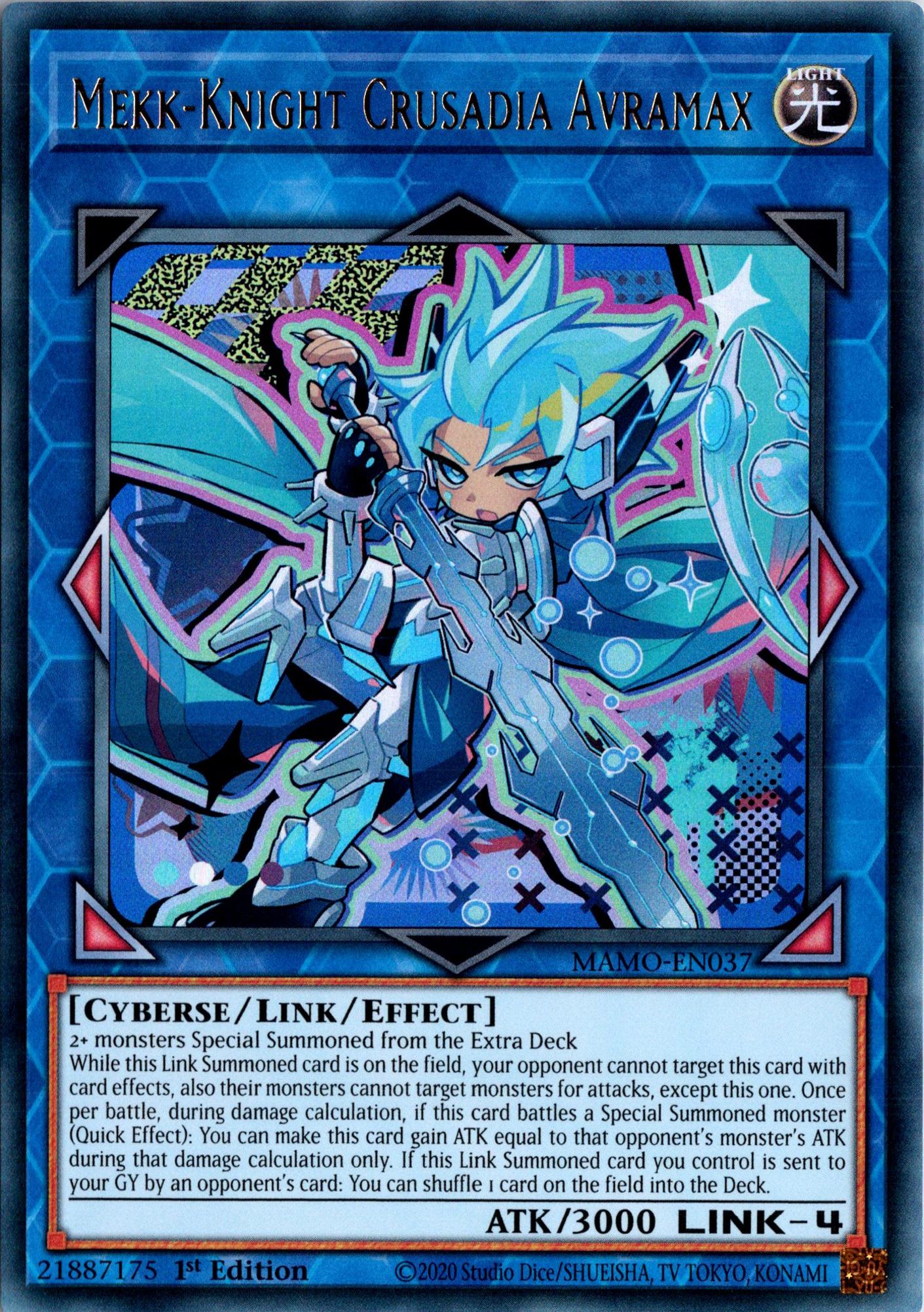 Mekk-Knight Crusadia Avramax (Chibi Art) - MAMO-EN037 - 1st Edition - Ultra Rare