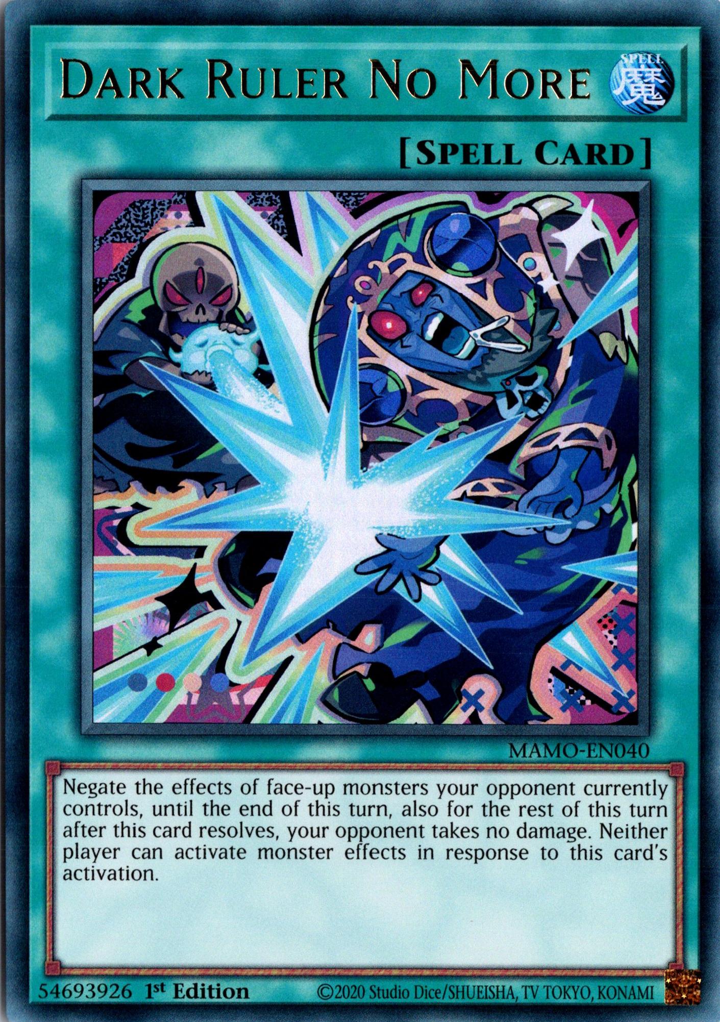 Dark Ruler No More (Chibi Art) - MAMO-EN040 - 1st Edition - Ultra Rare