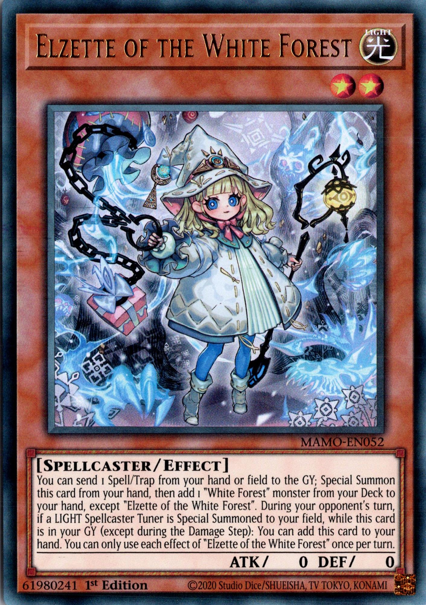 Elzette of the White Forest - MAMO-EN052 - 1st Edition - Ultra Rare