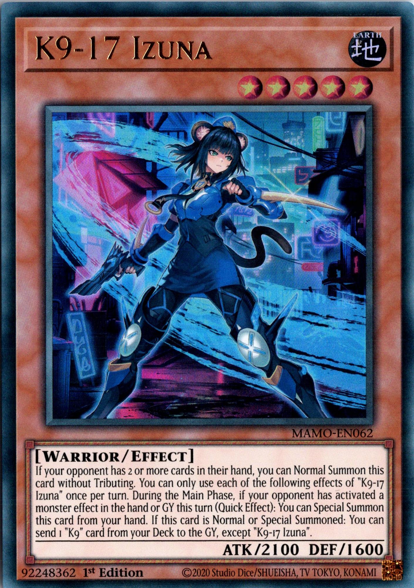 K9-17 Izuna - MAMO-EN062 - 1st Edition - Ultra Rare