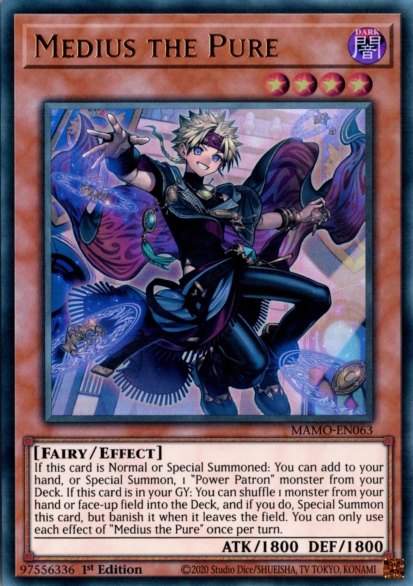 Medius the Pure - MAMO-EN063 - 1st Edition - Ultra Rare