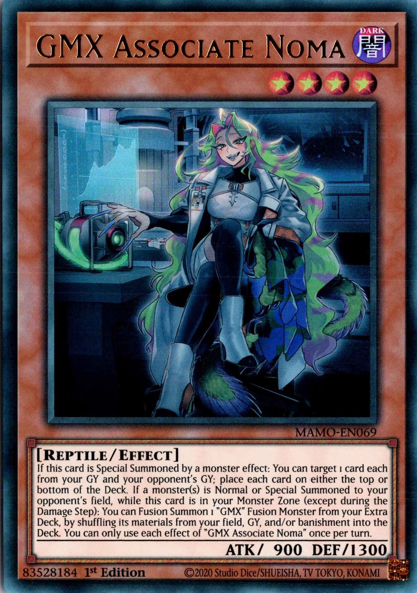 GMX Associate Noma - MAMO-EN069 - 1st Edition - Ultra Rare