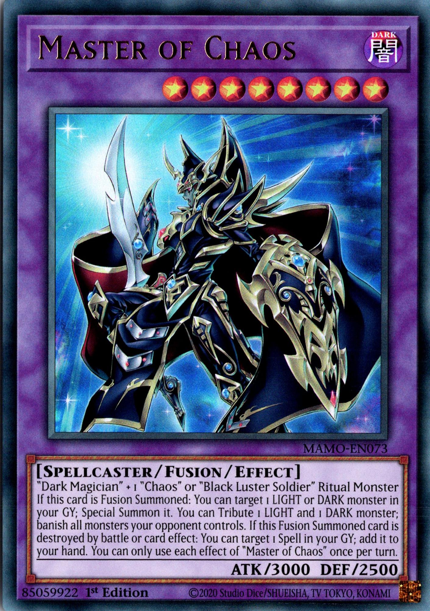 Master of Chaos - MAMO-EN073 - 1st Edition - Ultra Rare