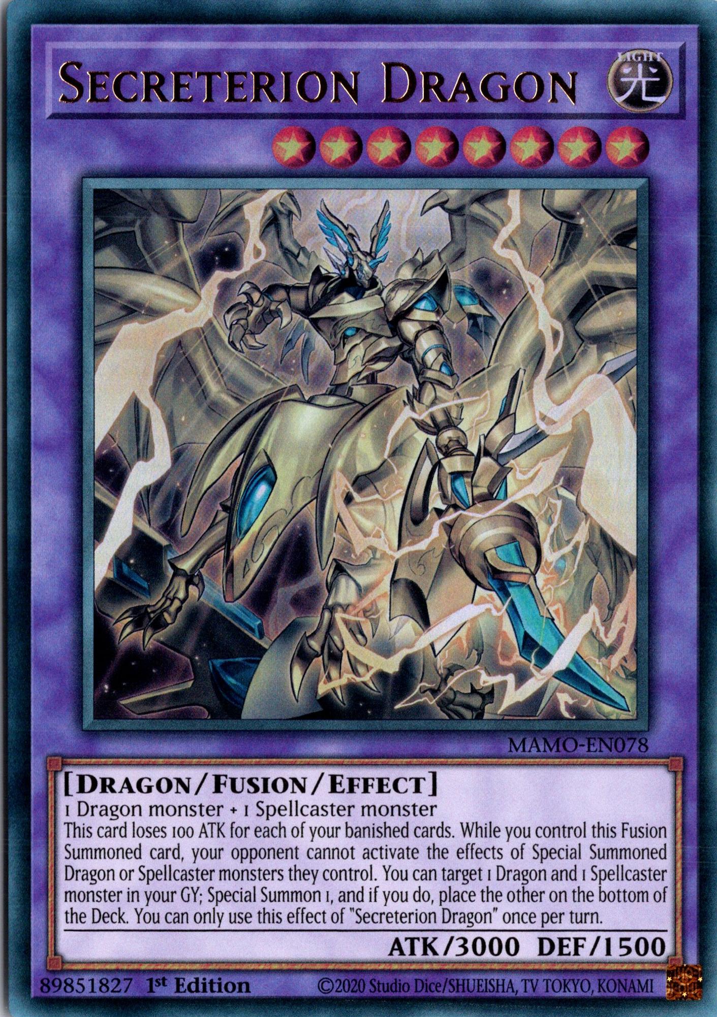 Secreterion Dragon - MAMO-EN078 - 1st Edition - Ultra Rare