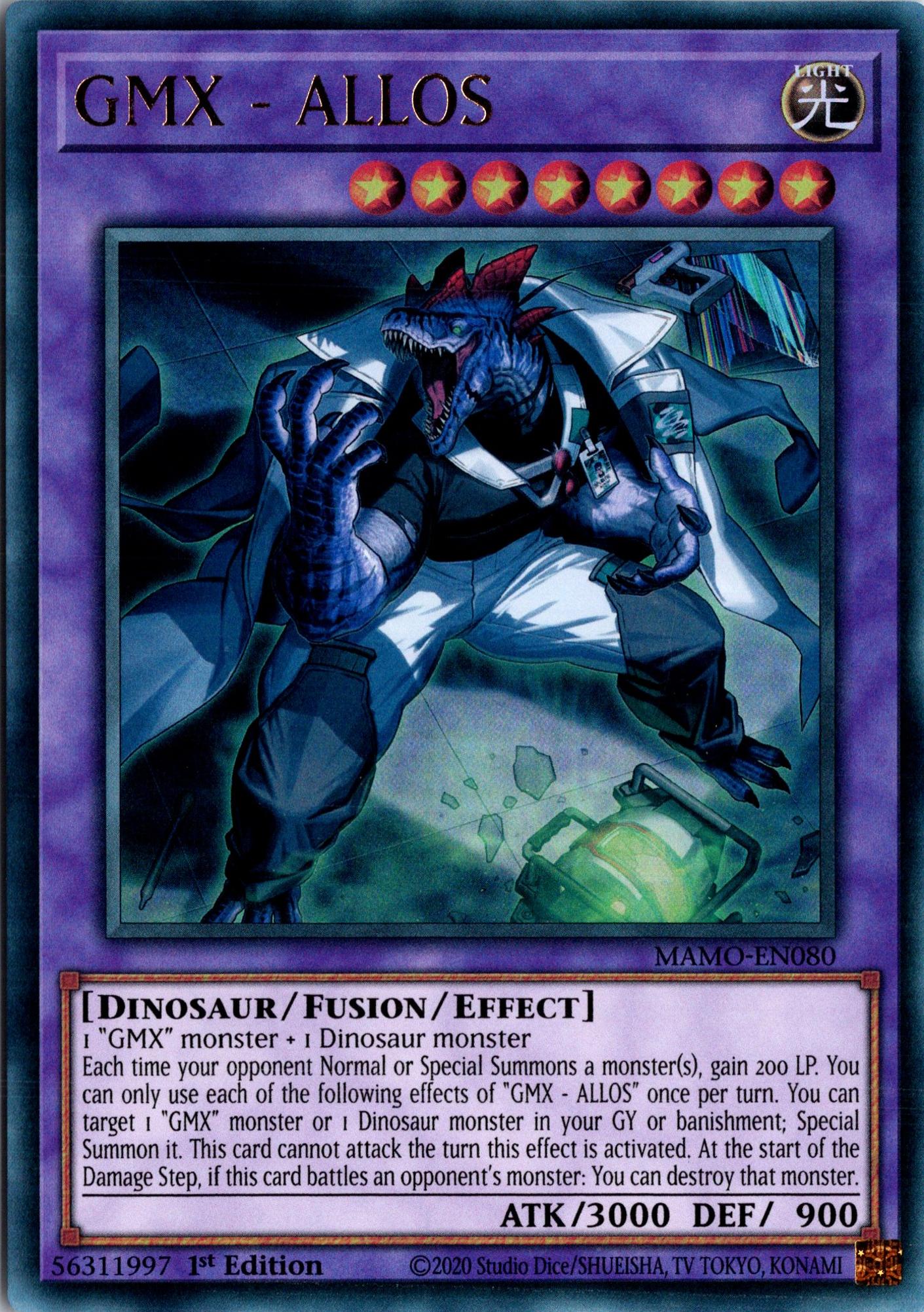 GMX - ALLOS - MAMO-EN080 - 1st Edition - Ultra Rare