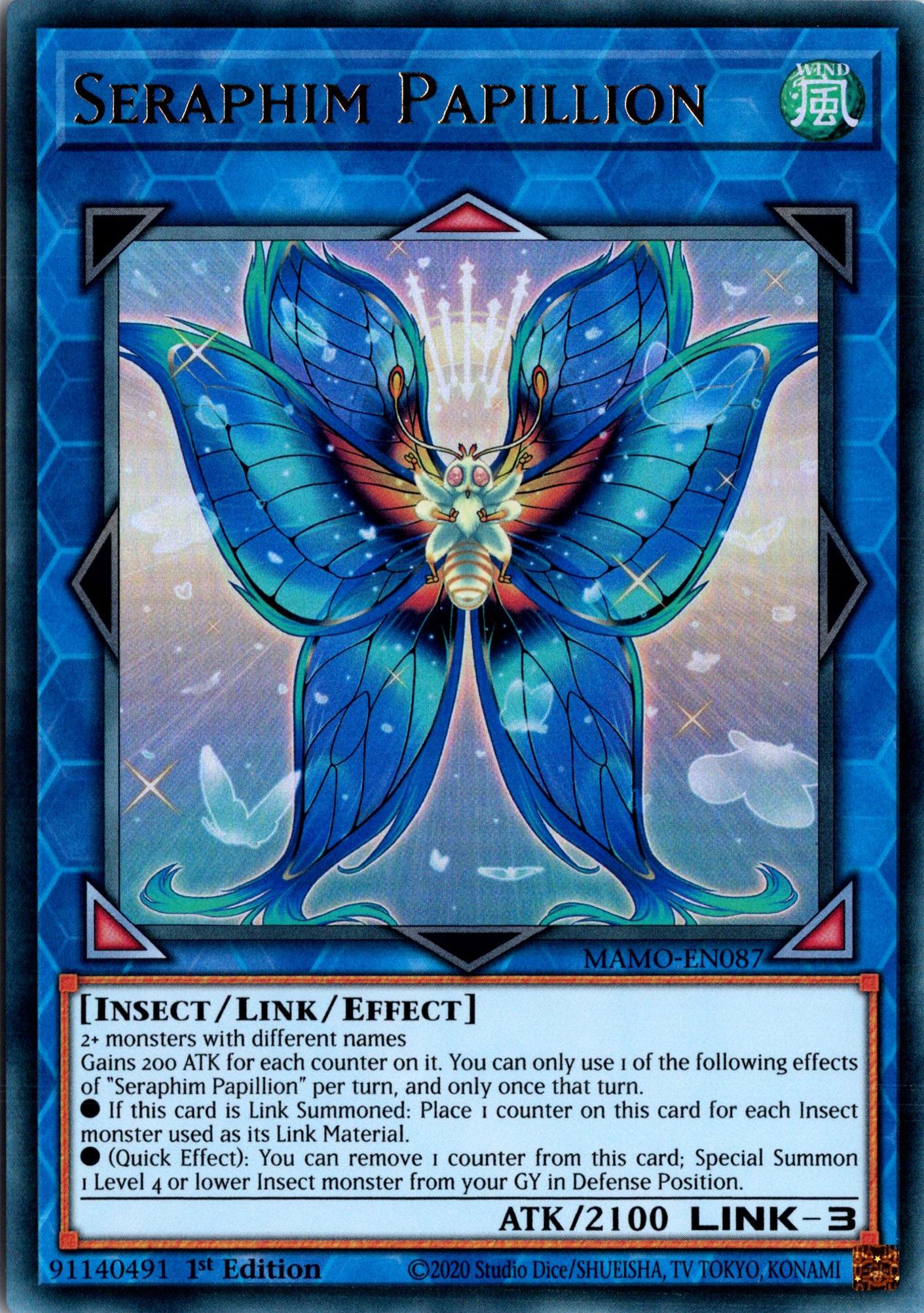 Seraphim Papillion - MAMO-EN087 - 1st Edition - Ultra Rare
