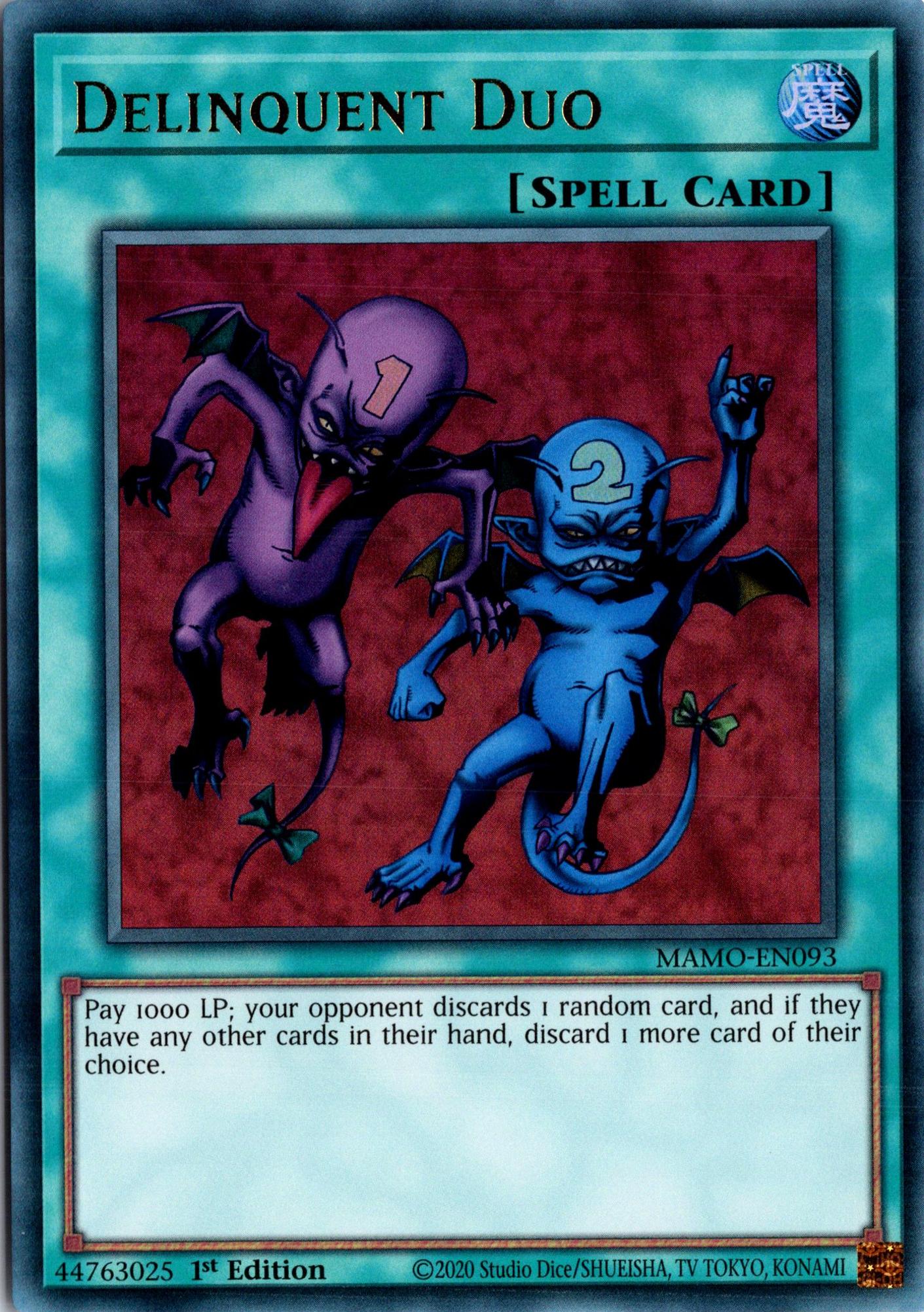 Delinquent Duo - MAMO-EN093 - 1st Edition - Ultra Rare