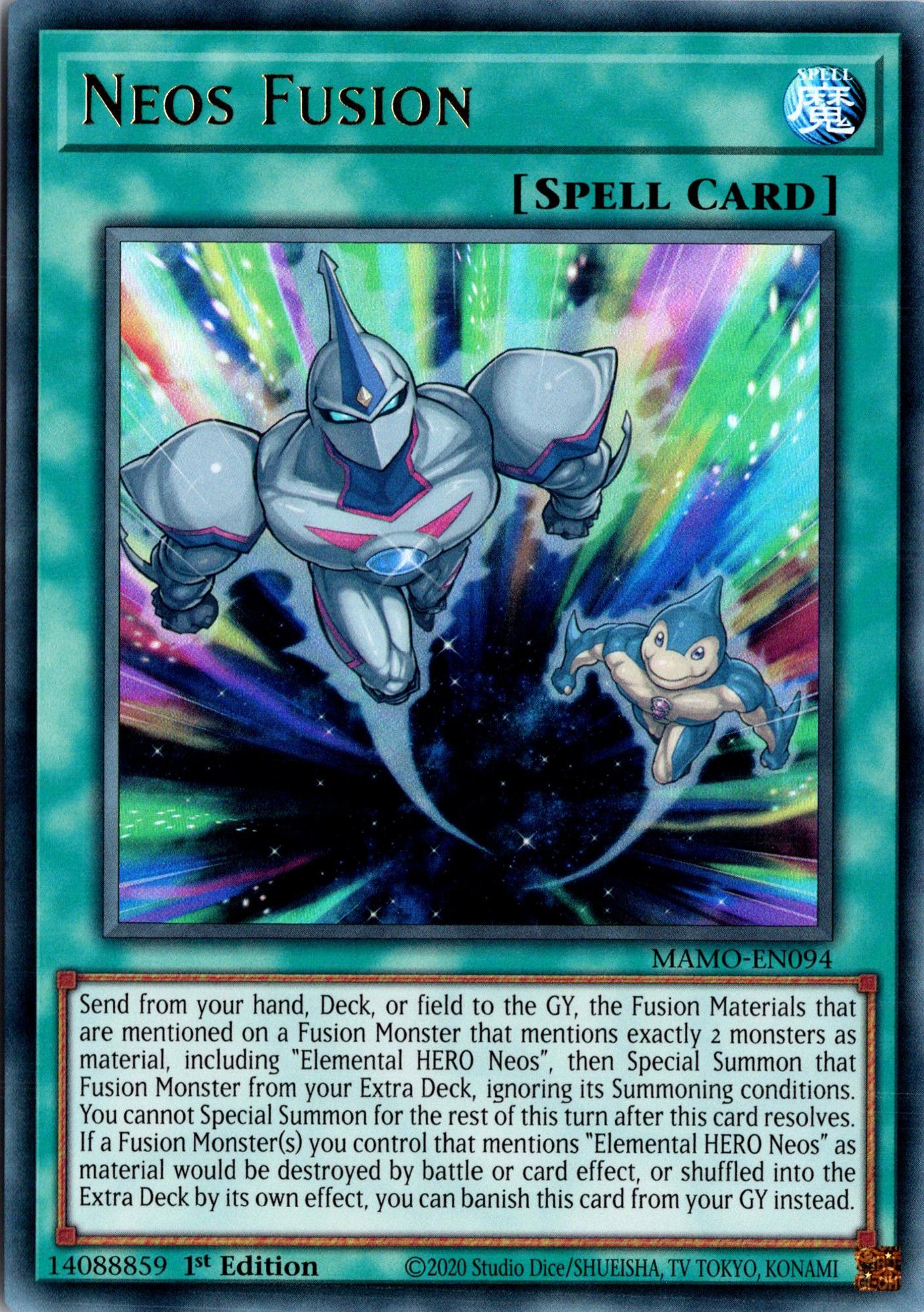 Neos Fusion - MAMO-EN094 - 1st Edition - Ultra Rare