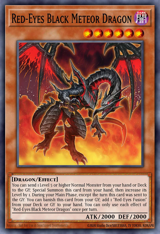 Red-Eyes Black Meteor Dragon - MP24-EN107 - 1st Edition - Prismatic Secret Rare