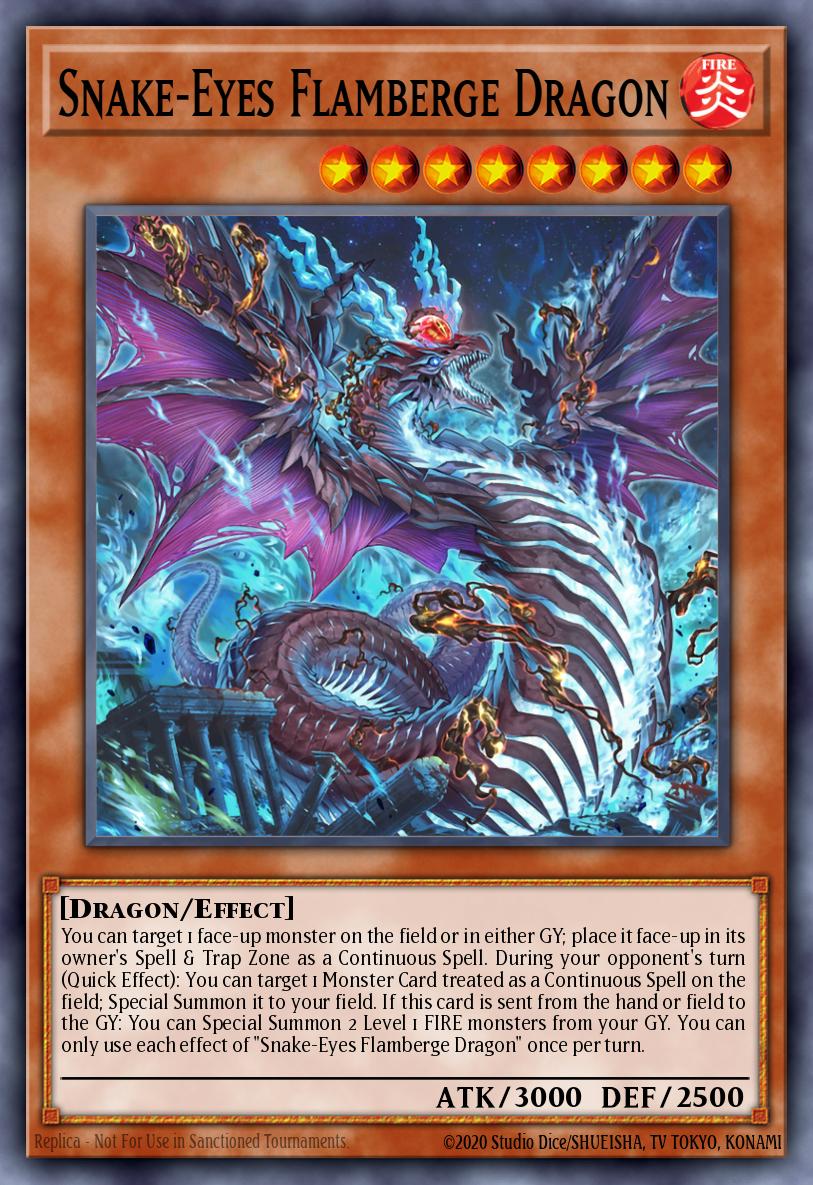 Snake-Eyes Flamberge Dragon - MP24-EN113 - 1st Edition - Prismatic Secret Rare