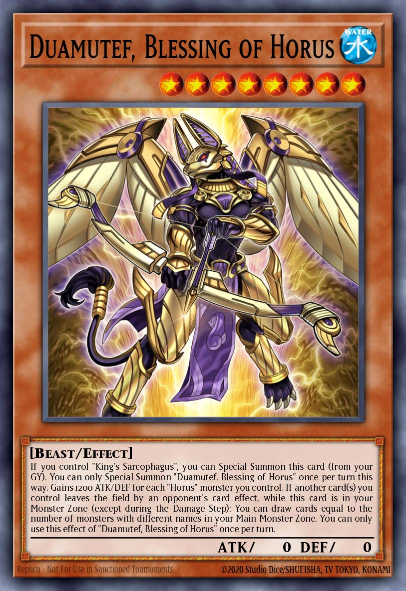 Duamutef, Blessing of Horus - MP24-EN115 - 1st Edition - Prismatic Secret Rare