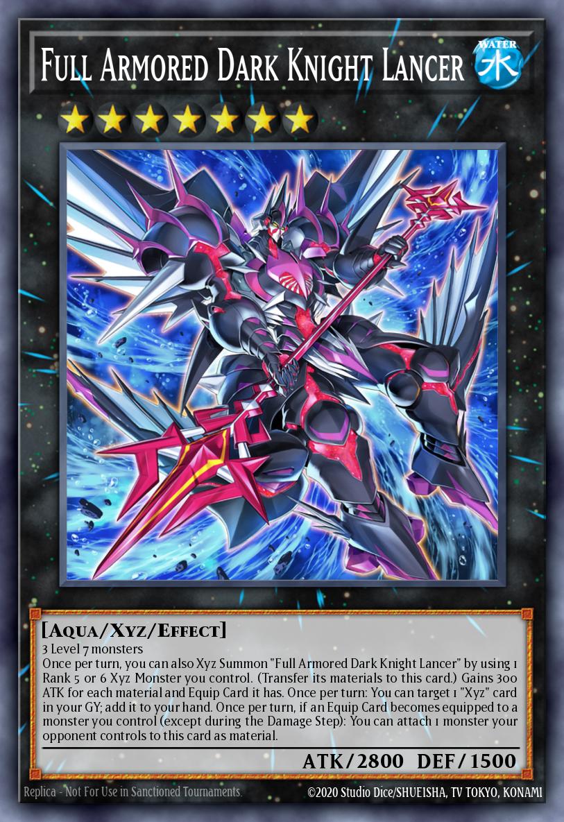 Full Armored Dark Knight Lancer - MP24-EN118 - 1st Edition - Prismatic Secret Rare