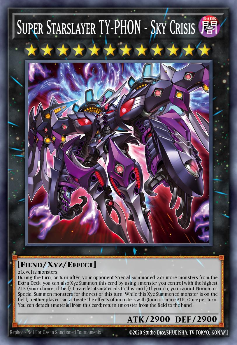 Super Starslayer TY-PHON - Sky Crisis - MP24-EN119 - 1st Edition - Prismatic Secret Rare