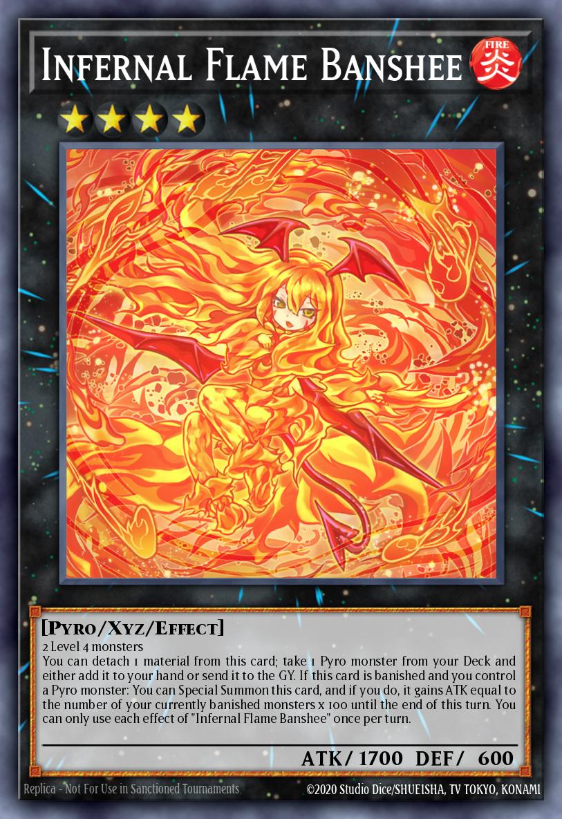 Infernal Flame Banshee - MP24-EN120 - 1st Edition - Prismatic Secret Rare