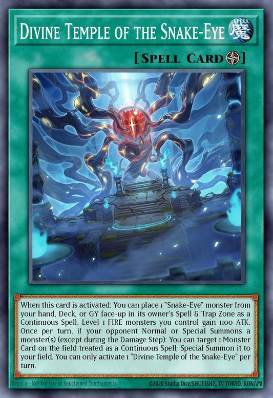 Divine Temple of the Snake-Eye - MP24-EN123 - 1st Edition - Prismatic Secret Rare