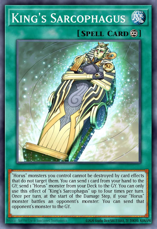 King's Sarcophagus - MP24-EN125 - 1st Edition - Prismatic Secret Rare