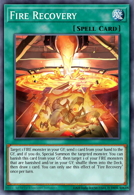 Fire Recovery - MP24-EN126 - 1st Edition - Prismatic Secret Rare