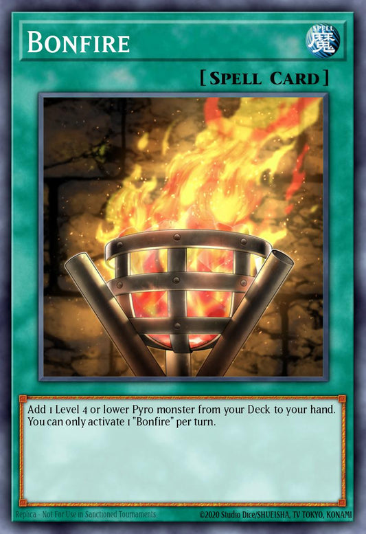 Bonfire - MP24-EN133 - 1st Edition - Prismatic Secret Rare