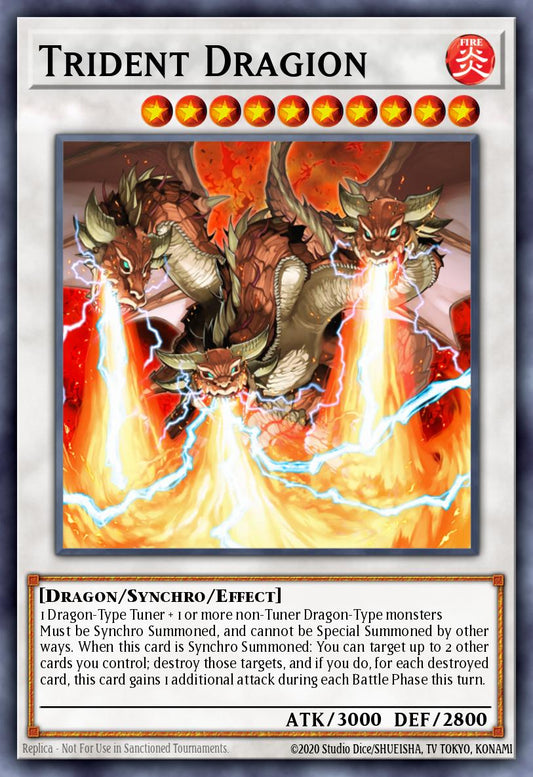 Trident Dragion - MP24-EN147 - 1st Edition - Prismatic Secret Rare