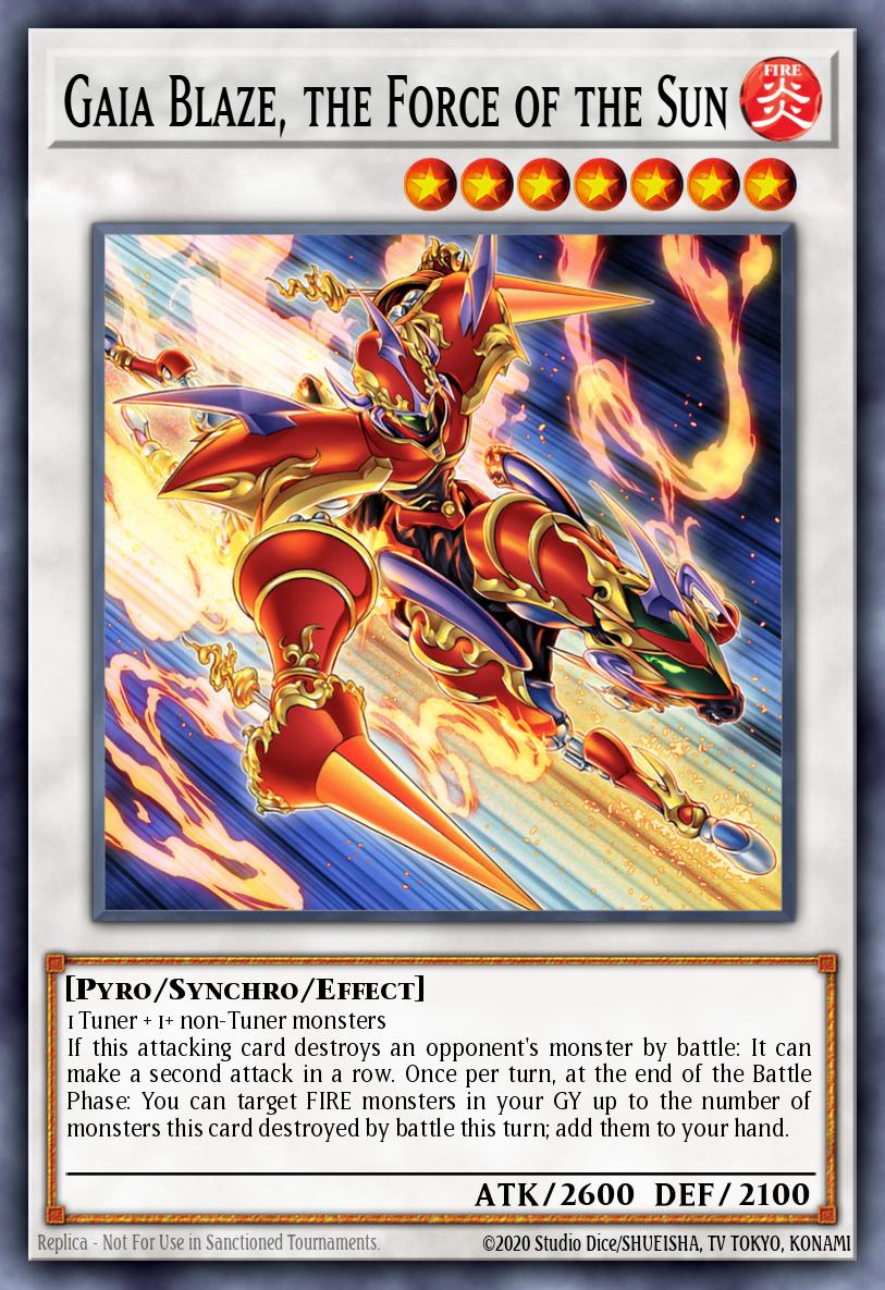 Gaia Blaze, the Force of the Sun - MP24-EN369 - 1st Edition - Common