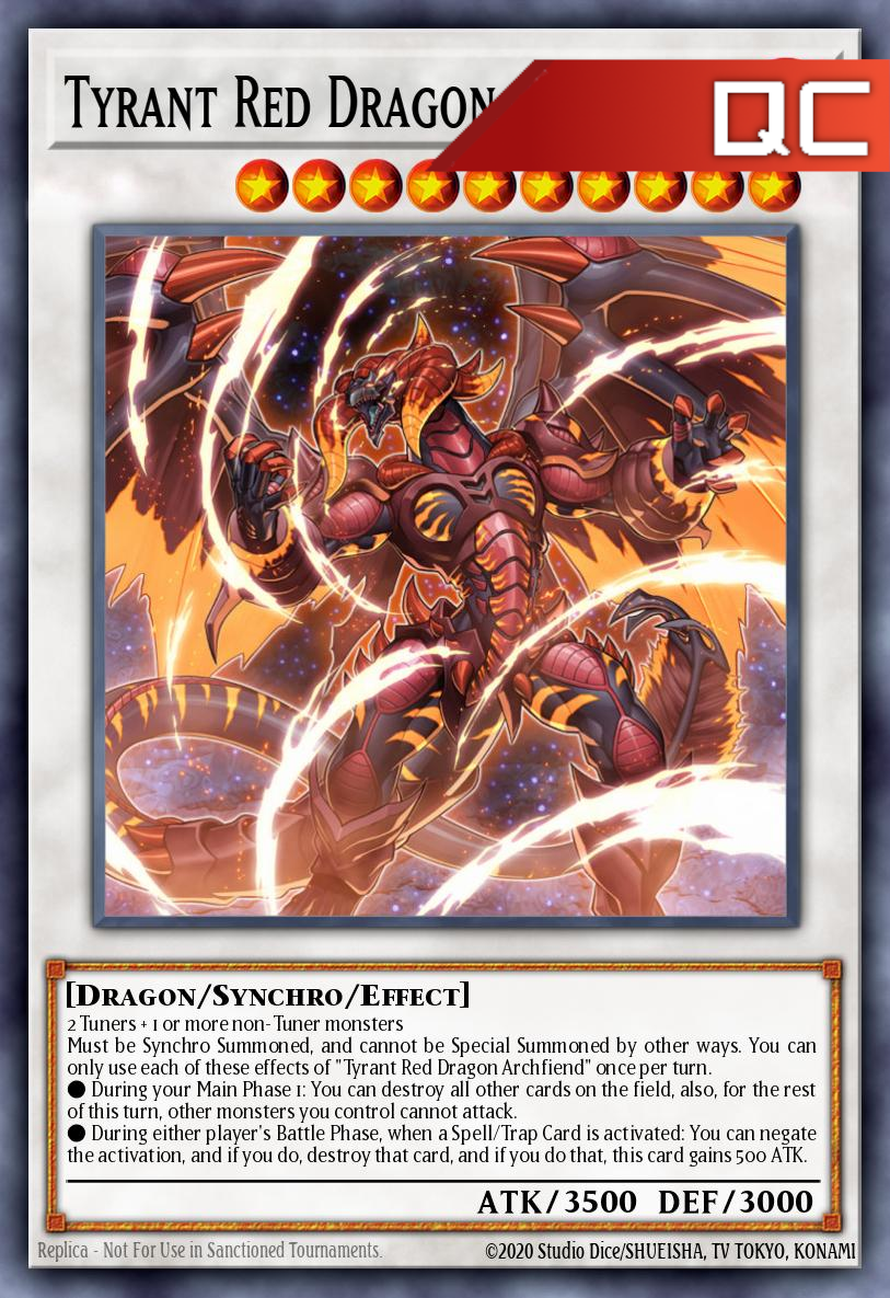 Tyrant Red Dragon Archfiend - MP24-EN043 - 1st Edition - Quarter Century Secret Rare