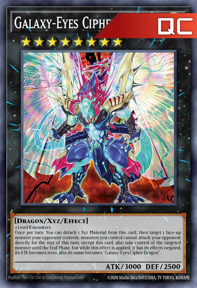 Galaxy-Eyes Cipher Dragon - MP24-EN044 - 1st Edition - Quarter Century Secret Rare