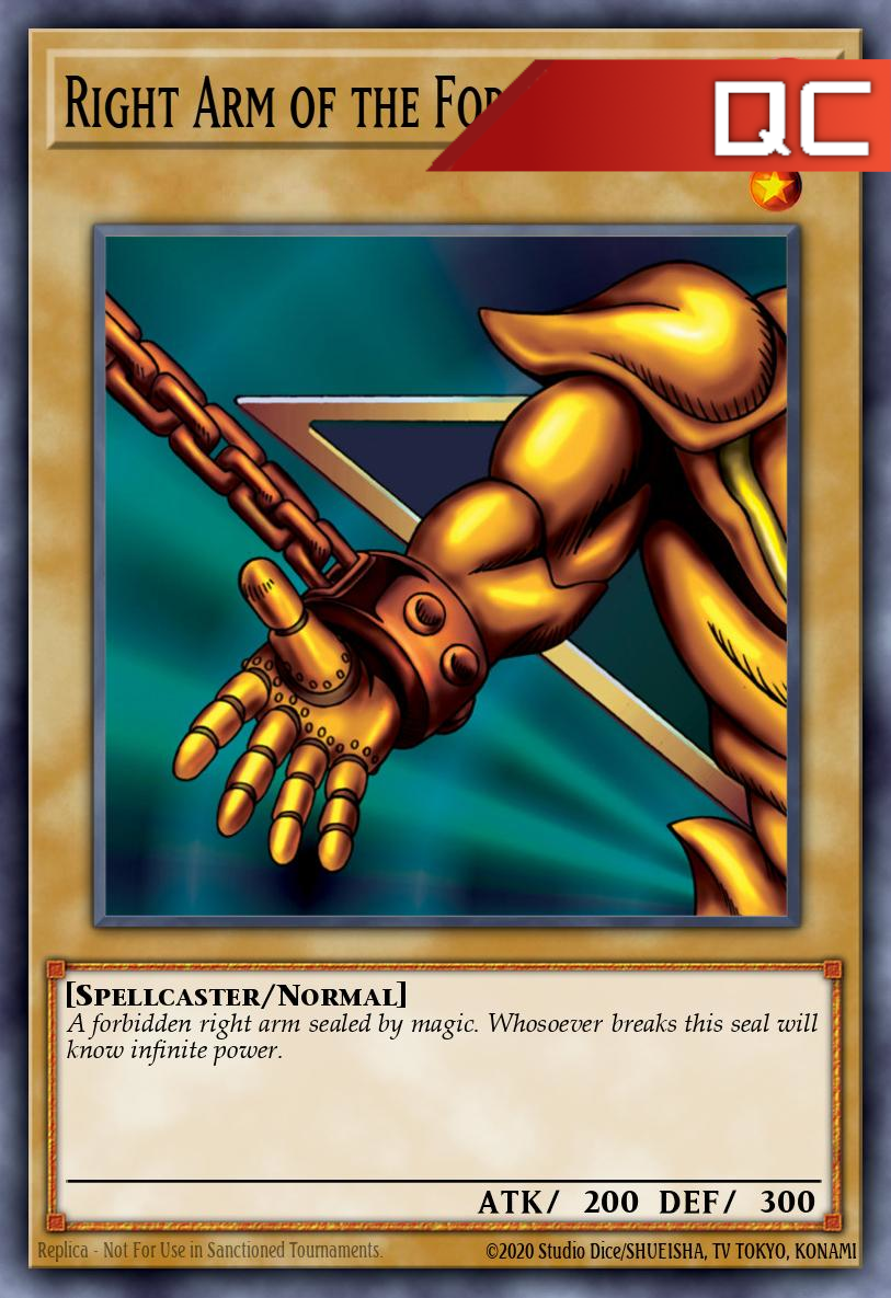 Right Arm of the Forbidden One - MP24-EN004 - 1st Edition - Quarter Century Secret Rare