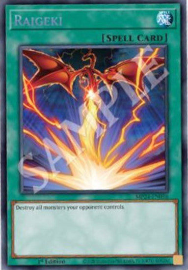 Raigeki (alternate art) - MP24-EN056 - 1st Edition - Prismatic Secret Rare